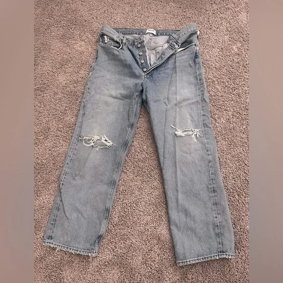 90's Mid Rise Loose Fit in Captured
AGOLDE
Color: Captured Size 32 Quiet Luxury - Picture 2 of 8